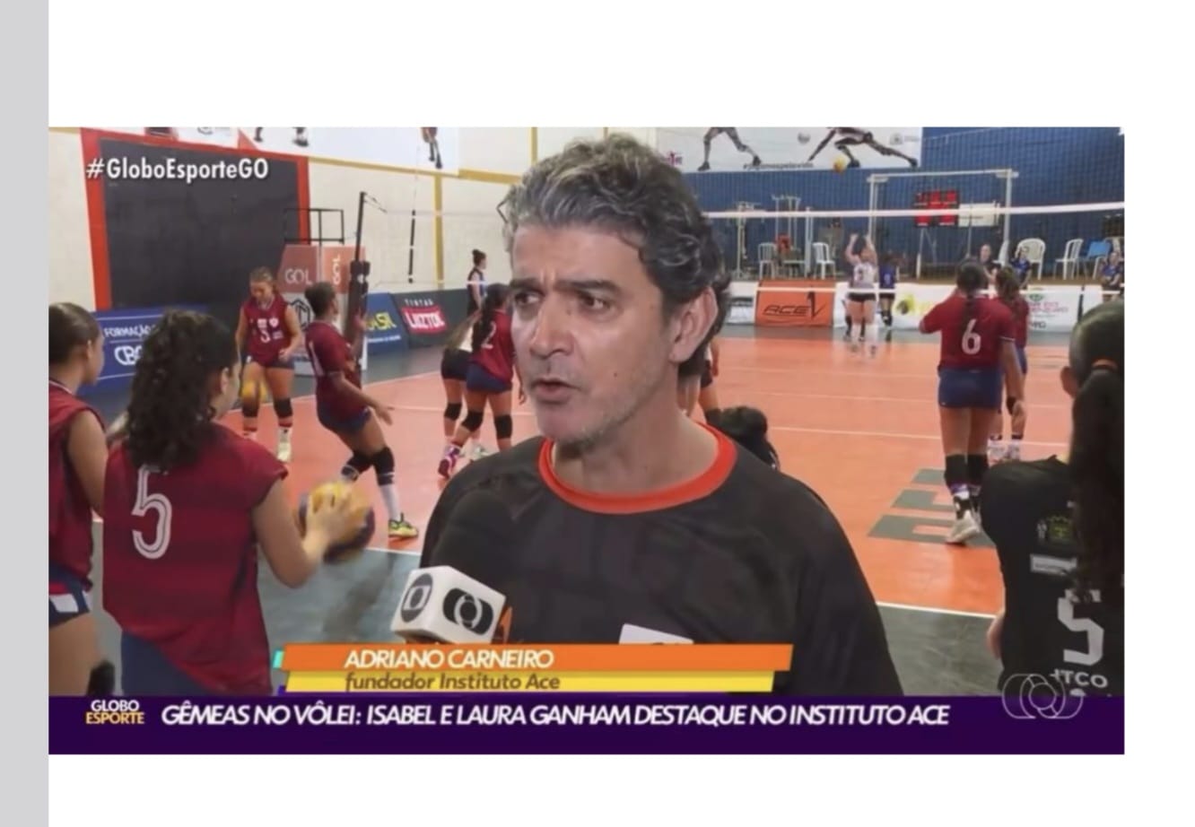 Globo Esporte GO - Adriano Carneiro, fundador do Instituto Ace
